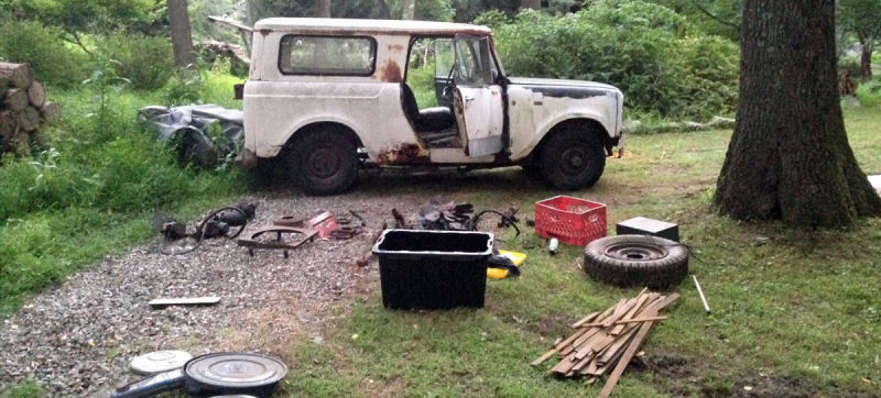 Every Scout comes with a pile of bonus parts. And if you’re lucky, some random lumber.